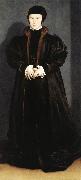 HOLBEIN, Hans the Younger Christina of Denmark, Ducchess of Milan sf oil painting